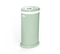 Ubbi Steel Odor Locking Nappy Disposal Bin, No Special Bag Required Money Saving, Awards-Winning, Modern Design Registry Must-Have Diaper Pail, Sage Green