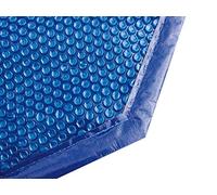 Bâche à bulles pour piscine bois UBBINK octogonale 360 - Bleue - 400 microns