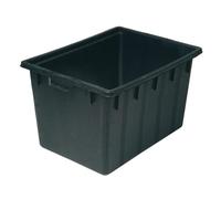 UBBINK-Bassin rectangulaire noir Victoria Quadro II - 79x48x30 cm