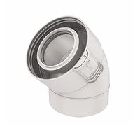Ubbink - Coude 45° condensation fioul/gaz (X 2) - UBBINK : 229200