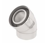 Ubbink - Coude à 45° fioul/gaz (X 2) - UBBINK : 229500