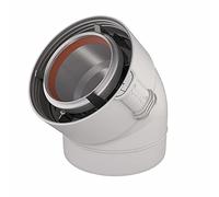 Ubbink - Coude à 45° gaz (X 2) - UBBINK : 229501