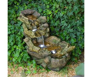 Ubbink Fontaine Cascade Aspen - Mini Cascade - Éclairage de Jardin