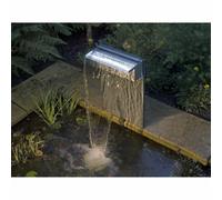 UBBINK Lame d'eau inox avec éclairage Niagara 60 Inox G