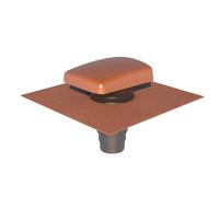 UBBINK Terminal de ventilation Ubiflu 2 universel avec multidiam Ocre - Accessoires charpente couverture et étanchéité