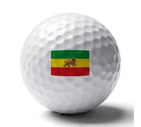 UBBVPKY Balles De Golf Amusantes Imprimées du Drapeau Éthiopien - Cadeaux Originaux pour Tous Golfeurs Accessoires Tendance pour Amateurs De Golf Enfants Et Papas Cadeau pour Passionnés