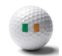 UBBVPKY Balles De Golf Amusantes Imprimées du Drapeau Irlandais - Cadeaux Originaux pour Tous Golfeurs Cadeaux Insolites pour Passionnés De Enfants Papas Accessoires Tendance pour Golfeurs