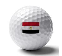 UBBVPKY Balles De Golf Imprimées du Drapeau De La République D'Égypte - Cadeaux pour Tous Golfeurs Cadeaux Insolites pour Passionnés De Enfants Papas Hommes Accessoires Tendance pour Golfeurs