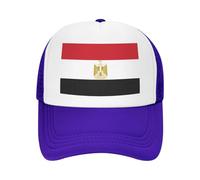 UBBVPKY Casquette De Baseball Unisexe Imprimée Égypte Taille Ajustable pour Hommes Et Femmes Style Trucker Décontracté Casquette D'Été Classique À Visière Unie