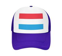 UBBVPKY Casquette De Baseball Unisexe Imprimée Luxembourg Taille Ajustable pour Hommes Et Femmes Style Trucker Décontracté Casquette D'Été Classique À Visière Unie