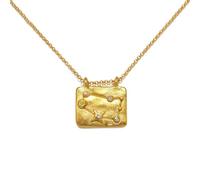 UBBVPKY Collier 12 Constellations Pour Femme Pendentif Rectangulaire Avec Signe Du Zodiaque Et Diamants Bijou Astrologique Horoscope Constellation Cadeau Pour Homme Anniversaire Gémeaux