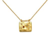 UBBVPKY Collier 12 Constellations Pour Femme Pendentif Rectangulaire Avec Signe Du Zodiaque Et Diamants Bijou Astrologique Horoscope Constellation Cadeau D'Anniversaire Pour Homme Sagittaire