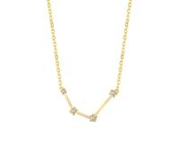 UBBVPKY Collier Constellation 12 Signes Du Zodiaque Pendentif Collier Horoscope Chaîne Avec Pendentif Diamant Constellations Astrologie Collier Cadeaux D'Anniversaire Pour Femmes Hommes Verseau