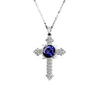 UBBVPKY Collier Vintage Tendance Avec Pendentif Croix Et 12 Constellations Chaîne Ajustable Signe Astrologique Horoscope Bijoux Pour Homme Et Femme Signe Du Sagittaire