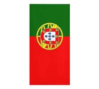 UBBVPKY Grandes Serviettes De Plage en Microfibre Douce Imprimé Drapeau National du Portugal Séchage Rapide Serviette De Bain Piscine Hôtel Absorbante Unisexe Légère Couverture De Voyage 70X150Cm