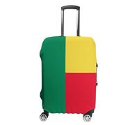 UBBVPKY Housse De Protection Élastique Pour Valise De Voyage De 18 À 32 Pouces Avec Imprimé Drapeau Du Bénin Lavable