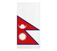 UBBVPKY Serviette De Plage en Microfibre Douce À Séchage Rapide Serviette De Bain Légère avec Drapeau National du Népal pour Femmes Hommes Et Enfants 150X180Cm