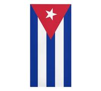 UBBVPKY Serviette De Plage - Grande Serviette De Bain en Microfibre avec Imprimé Drapeau National De La République De Cuba pour Adultes Et Enfants Absorbante sans Sable Séchage Rapide 90X180Cm