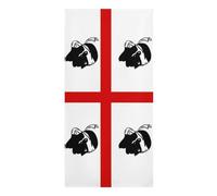 UBBVPKY Serviette Plage Légère Imprimé Drapeau National L'Italie Sardaigne pour Adultes Enfants Grande Serviette Bain Douce Microfibre Absorbante Résistante Sable Séchage Rapide pour Piscine 70X150Cm