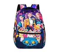 UBBY Demon Hunters Sac à dos d'école pour enfants imprimé en 3D pour étudiants 41 x 30 x 14 cm (16 pouces) Style mignon Sac à dos d'école pour enfants Sacs à dos pour adolescents et enfants Sacs à