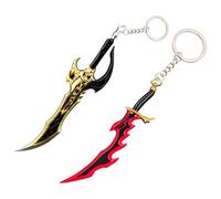 UBBY Lot de 2 porte-clés Solo Leveling - Mignon et cool - Pour homme - Porte-monnaie - Pendentif de sac à main