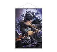 UBBY Solo Leveling Aaime - Poster mural - Décoration murale rétro - Pour chambre à coucher, salon, salle d'ordinateur - Décoration de chambre - Double épée - 40 x 60 cm