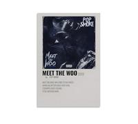 UBCJ Poster Pop Smoke Meet The WOO - Décoration murale pour chambre à coucher - 30 x 45 cm - Sans cadre
