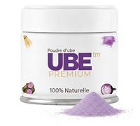Ube Poudre 100% Naturelle et Authentique (100 g) Qualité Premium- Igname Violet (Dioscorea alata) - Ube Latte, Glaces, Bubble Tea & Desserts - Vegan, Sans Gluten, Colorant Naturel - UBE PREMIUM