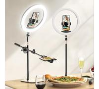 UBeesize Support de caméra aérienne avec Anneau Lumineux de 30,5 cm