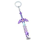 Ubephant Porte-Clés Zelda Keychain Tears of The Kingdom Link Master Sword, 1 pcs Créatif Anime Porte-Clés, pour Homme et Fans de Zelda
