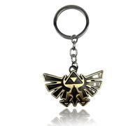 Ubephant Porte-Clés Zelda, Zelda Keychain, The Legend of Zelda Triangle Power Shield Mode Porte-clés, 1 pcs Zelda Porte Clés Créatif, Anime Porte Clés, for Homme et les Fans de Zelda