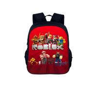 Ubephant Sac à Dos Roblx, Roblx Cartable 14in Enfants âgés de 3 à 5 ans, Jardin d'enfants Sac a Dos Enfant Élèves du Voyage Casual Daypacks, Cadeau Backpack pour Fans