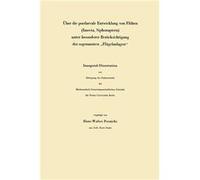 Uber Die Postlarvale Entwicklung Von Flohen Insecta Siphonaptera Unter Besonderer Berucksichtigung Der Sogenannten Flugelanlagen - HansWalter Poenicke - S HansWalter Poenicke (Auteur)