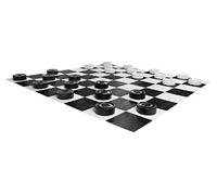 Uber Games Giant Checkers Game Pieces Set - Plastic - Giant Size - 10 Inch