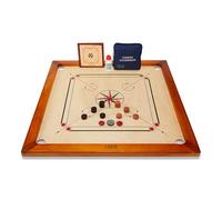 Uber Games Planche de carrom de qualité supérieure (83,8 x 83,8 cm)