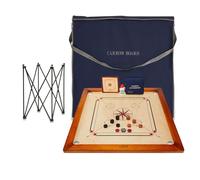Uber Games Planche de carrom de qualité supérieure (83,8 x 83,8 cm)