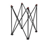 Uber Games Support pliable pour carrom en aluminium – 71×71×76 cm ouvert – Compatible avec Carrom Uber Games