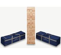 Ubergames - Tour d'empilage en bois dur - 55 kg - Jusqu'à 250+ cm de haut - Fabriquée en Inde - Dans des sacs de transport de luxe