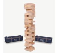 Ubergames Tour mobile géante jusqu'à 200 cm XXL Jumbo Hi-Tower dans un sac - 2,5 m (max dans le jeu. Jeu de tour en bois de pin massif - blocs de luxe supplémentaires et sac (jusqu'à 200 cm)