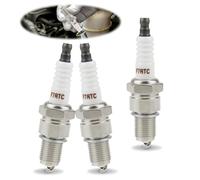 UBERMing 3 Pièces Bougie Allumage F7RTC Bougie D'Allumage Standard de Rechange pour Tondeuses à Gazon Souffleuses à Neige Séparateurs Cultivateurs Générateurs Pompes à eau