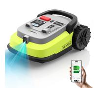 UBHOME M10 Tondeuse Robotique sans Câble Périphérique, RTK+Vision, Navigation Intelligente, Jardin Jusqu’à 1200 m², Évite Obstacles, Contrôle App, Pentes à 55%, Hauteur de Coupe 30-60mm (Noir)