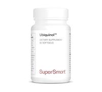 Ubiquinol - Forme Active de la CoQ10 - Hautement Biodisponible pour l’Organisme - Santé du Cœur et Régulation de la Pression Sanguine - Puissant Antioxydant - SuperSmart