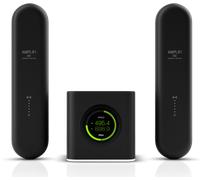 AmpliFi Système WiFi Gamer's Edition par Ubiquiti, Internet sans fil pour toute la maison, routeur WiFi HD, 2 points de maille, 4 Gigabit Ethernet, 1 port WAN, câble Ethernet, remplace le routeur et