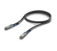 Ubiquiti - Câble d'attache directe 100GBase - QSFP28 pour QSFP28 - 1 m - 7 mm - débit de transfert de données jusqu'à 100 Gbps - noir