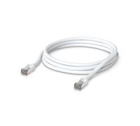 Ubiquiti Câble Patch Extérieur UniFi 3 m Blanc | Gigabit Ethernet Blindé, PoE++ UACC-Cable-Patch-Outdoor-3M-W
