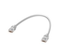 Ubiquiti Câble patch UniFi Etherlighting 0,3 m – Slim Cat6, 2,5 GbE, connecteur RJ45 transparent UACC-Cable-Patch-EL-0.3M-W