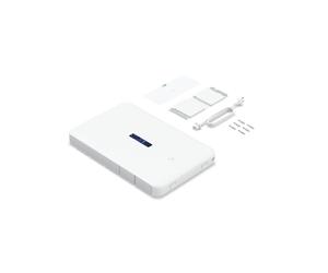 Ubiquiti Dream Wall UDW : Contrôleur WiFi 6 et régulateur, montage mural, antenne interne 6 dBi, écran LCD, CPU ARM 1.7MHz, 4Go DDR4, SSD 128Go, Ports Ethernet 1/10Gbps, PoE, IEEE 802.11a/b/g, Sécurit