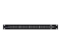 Ubiquiti EdgeSwitch 48 - Commutateur - Géré - 48 x 10/100/1000 (PoE+) + 2 x Gigabit SFP / 10 Gigabit SFP+ + 2 x SFP - Montable sur rack - PoE+