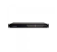 EdgeSwitch 24 - Commutateur - C3 - Géré - 24 x 10/100/1000 (PoE+) + 2 x Gigabit SFP - Montable sur rack - PoE+