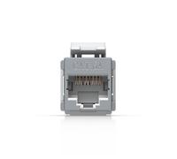 Ubiquiti Keystone Coupler Cat6A - Lot de 12 couplers de raccordement en acier inoxydable pour câbles Ethernet pré-terminés
